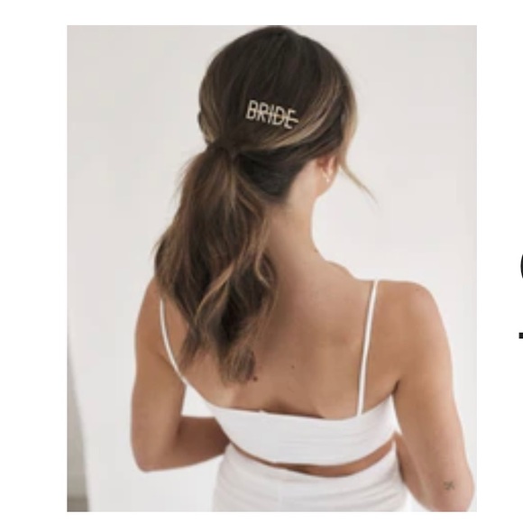 Six Stories Gold Bride Hair Clip - Picture 1 of 2
